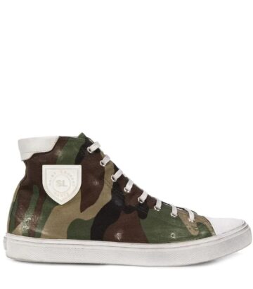 Canvas High-Top Sneakers